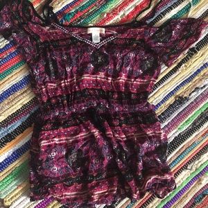 Band of gypsies brand romper || make me an offer!